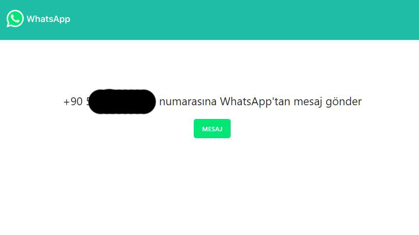 Kişiyi kaydetmeden WhatsApp sohbet mesajı nasıl gönderilir?