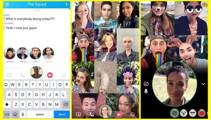 Snapchat Görüntülü Sohbette Nasıl Grup Oluşturulur?
