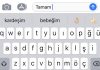 iPhone Klavye Sözcüğünü Temizleme İşlemi