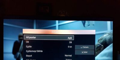 Samsung Smart TV’de Altyazıları Açma